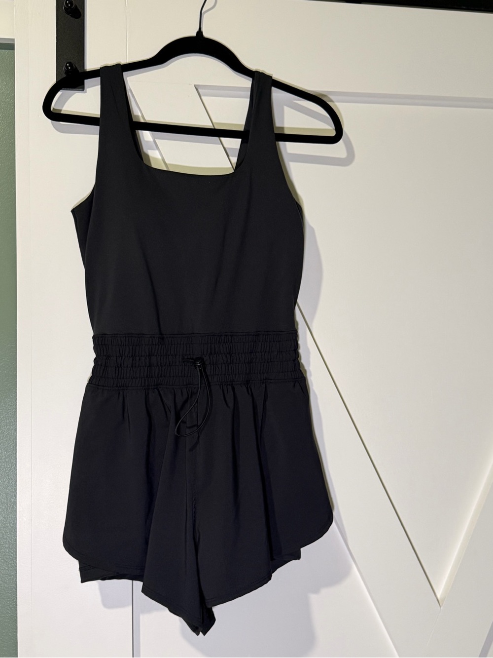 Yogalicious Romper with Smocked Waist medium